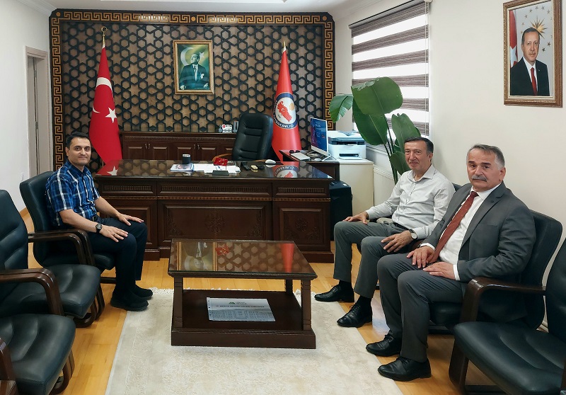Bilim, Sanayi ve Teknoloji Bakan Yardımcısı (E) Sayın  Prof. Dr.  Hasan Ali ÇELİK Kaymakamlığımızı Ziyaret Etti
